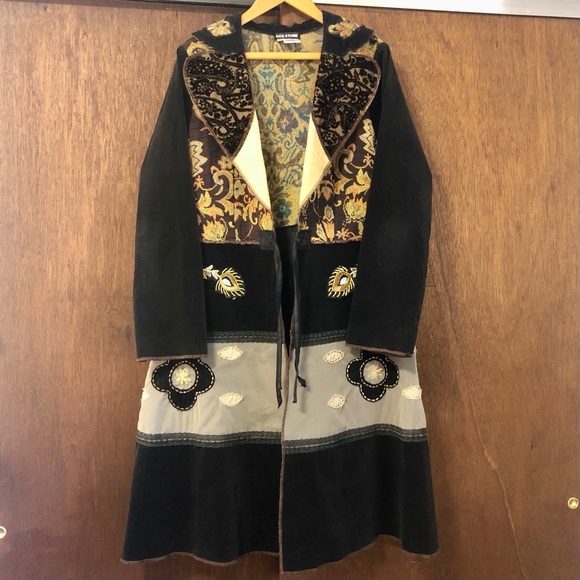 Basil & Maude Embroidered Velvety “Stevie Nicks” Jacket - Picture 16 of 16